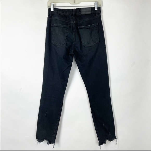 Pistola Distressed Raw Hem Ankle Skinny Jeans 25 - Picture 2 of 9